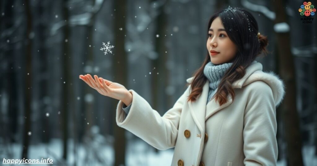 Like a delicate snowflake drifting to the ground.