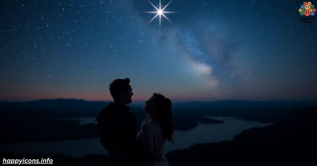 Love is as bright as a star.