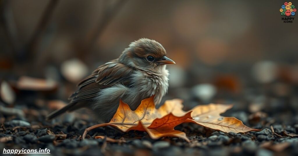 Sad as a bird with a broken wing