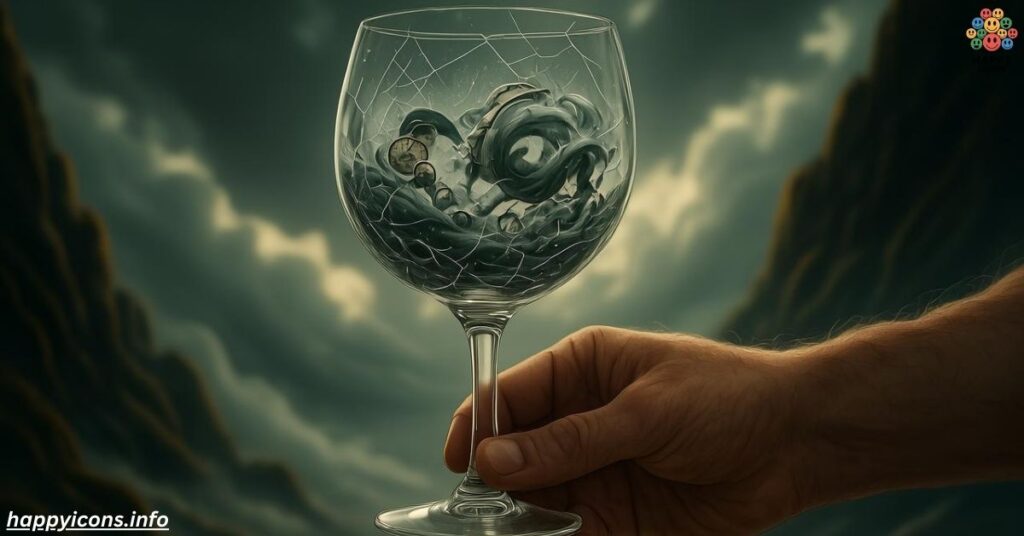 A fragile glass