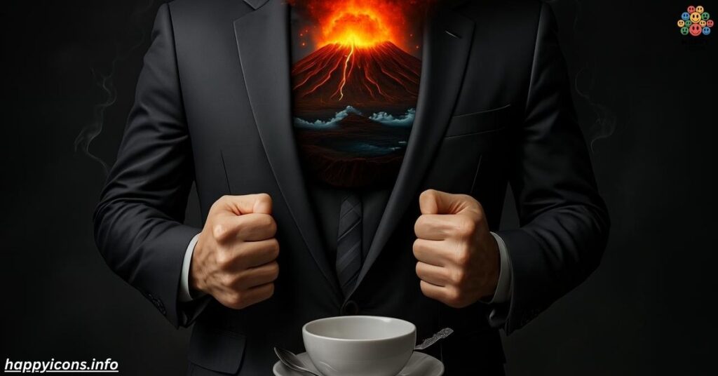 A volcano ready to erupt