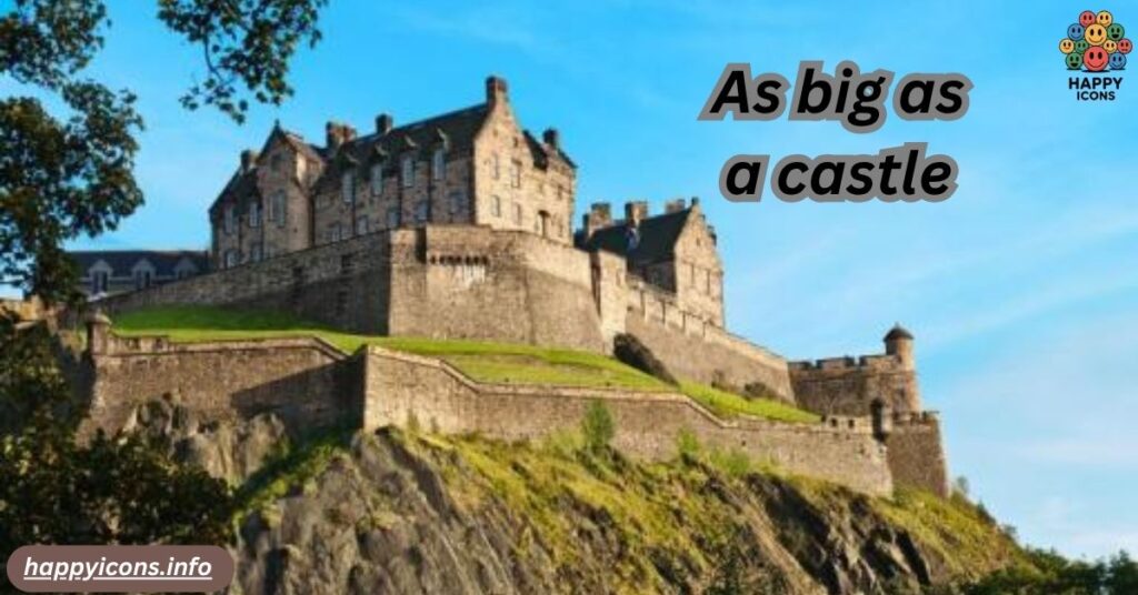 As big as a castle