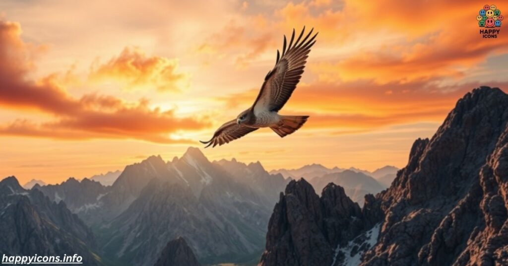 As fearless as a hawk in flight