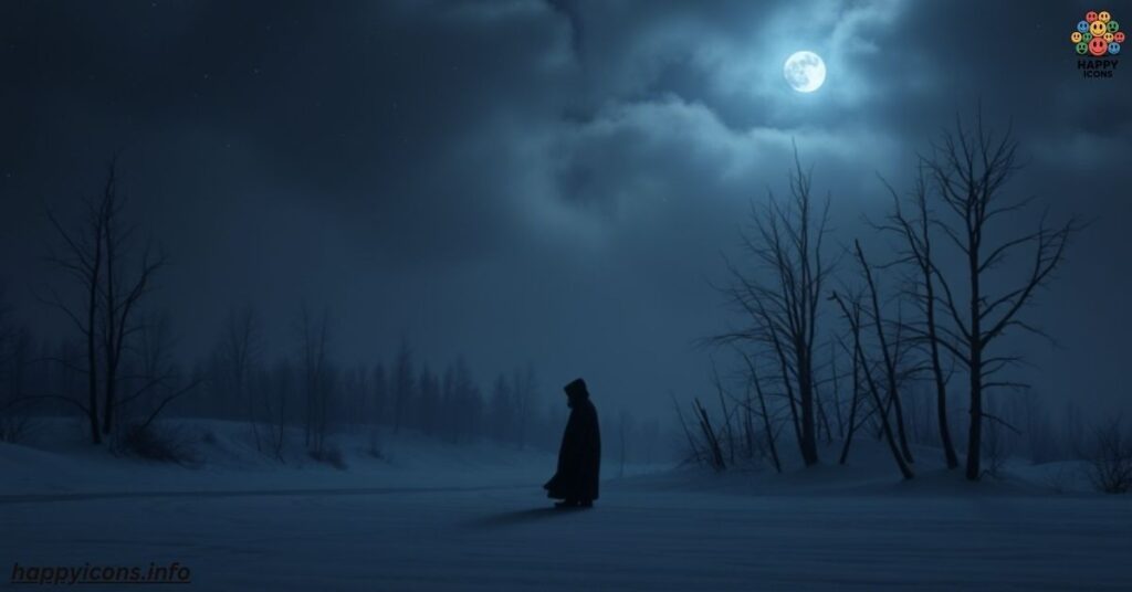 As unfeeling as a winter night