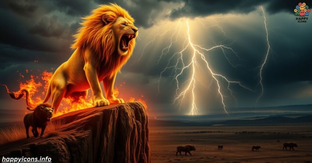 Fierce as a lion