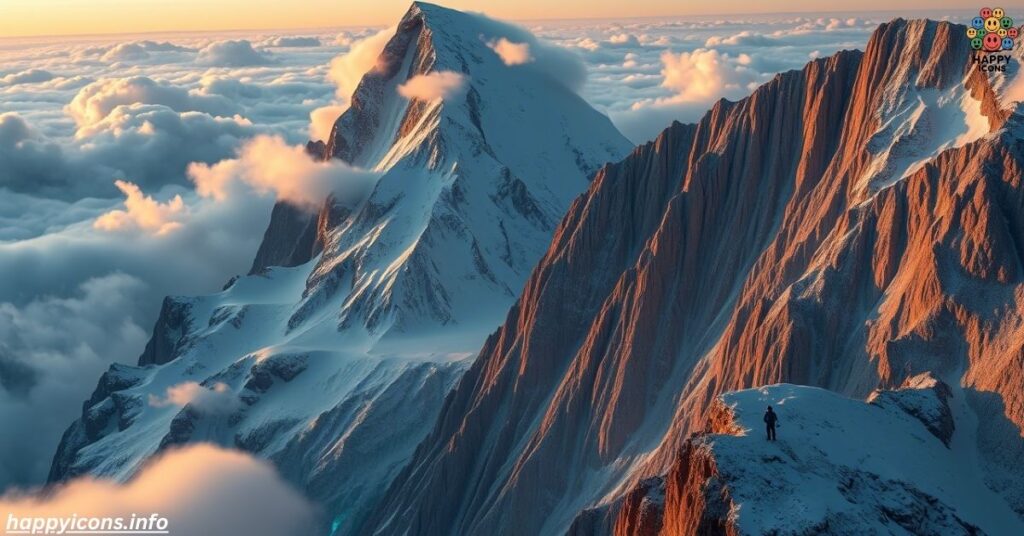 Ice-Capped Mountain