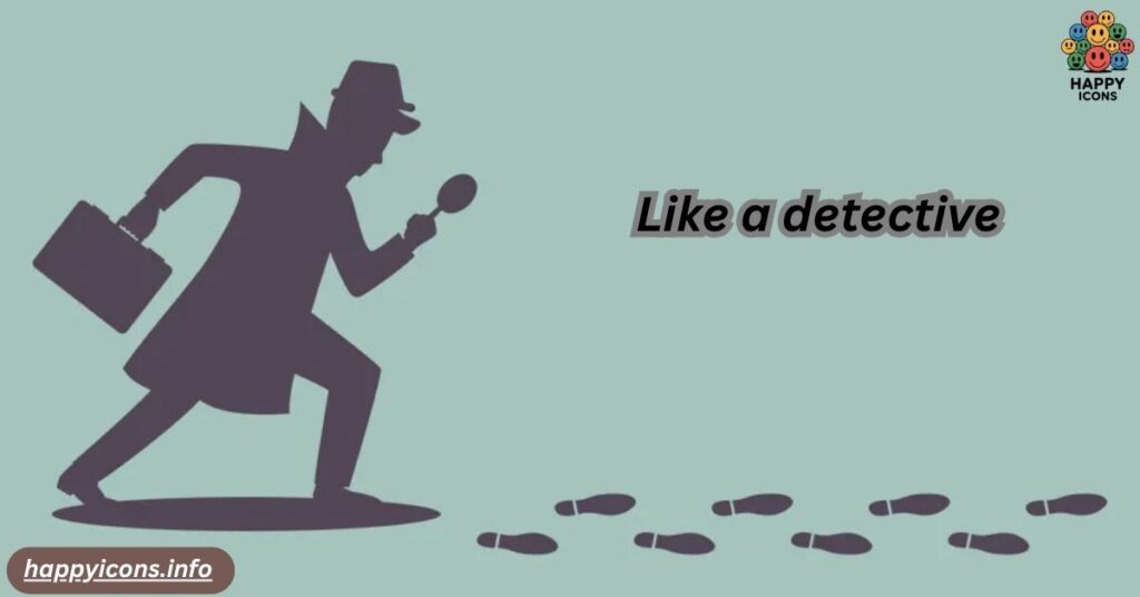  Like a detective
