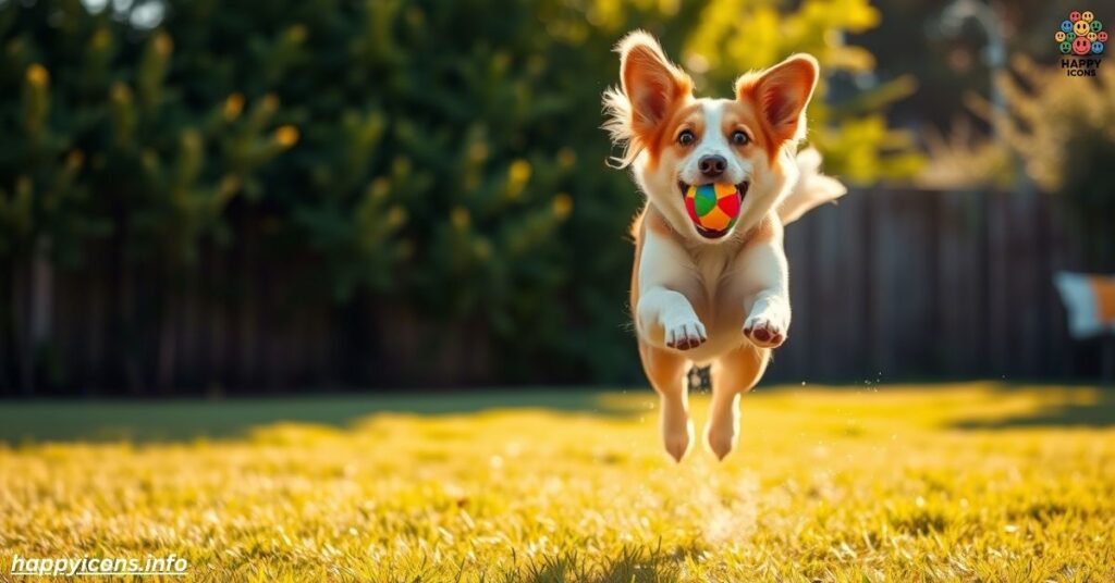 Like a dog with a new ball