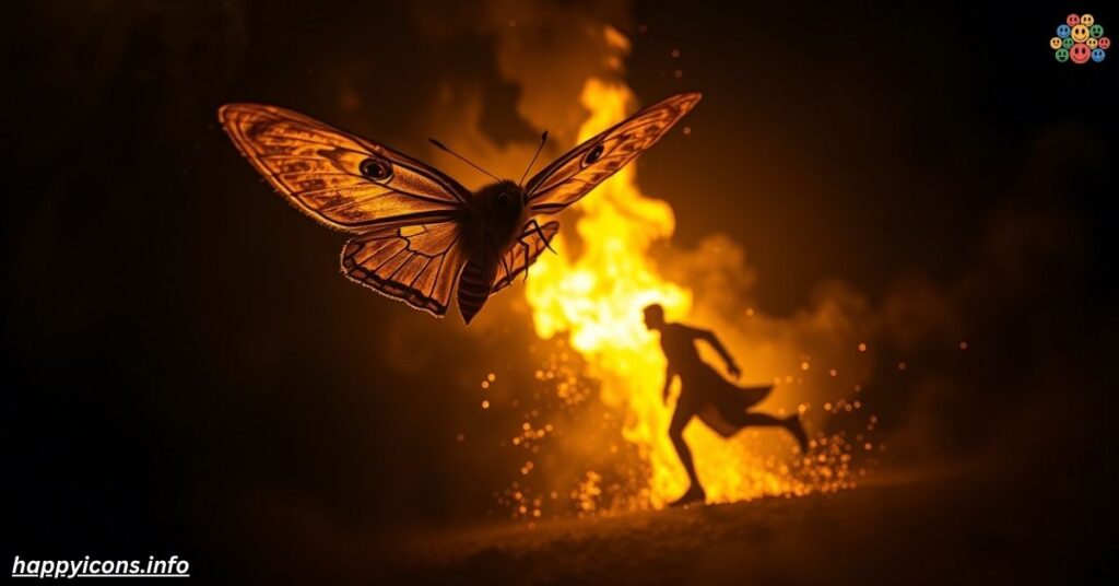 Like a moth to a flame