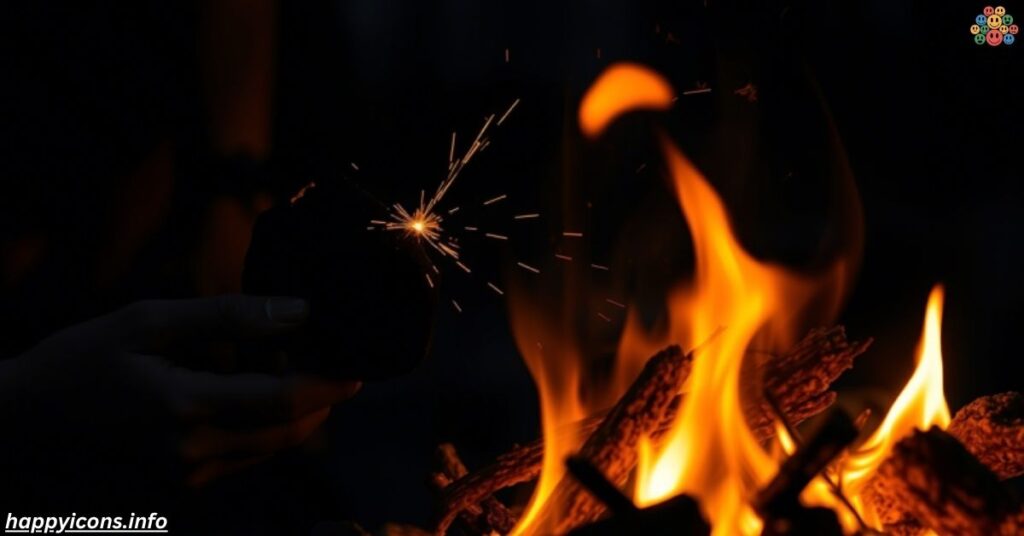 Quick as a spark igniting