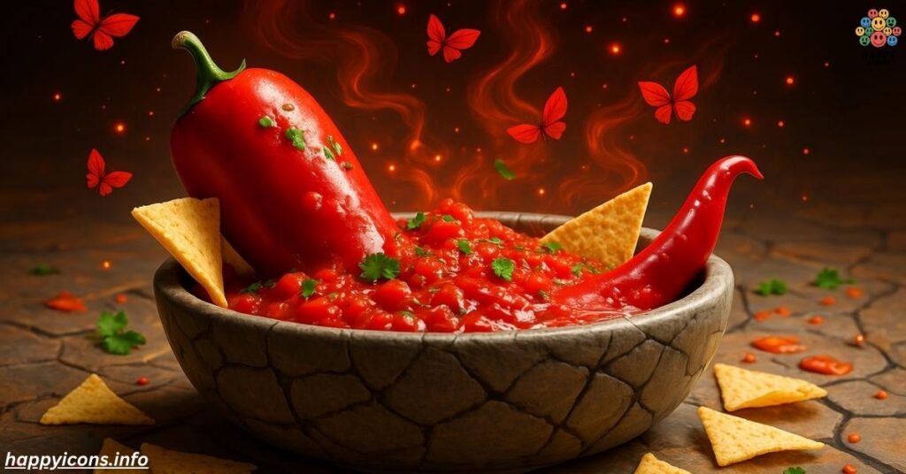 Red as a Spicy Salsa