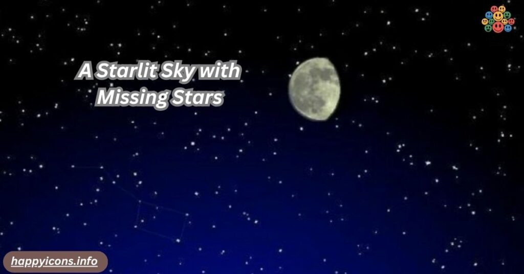 A Starlit Sky with Missing Stars