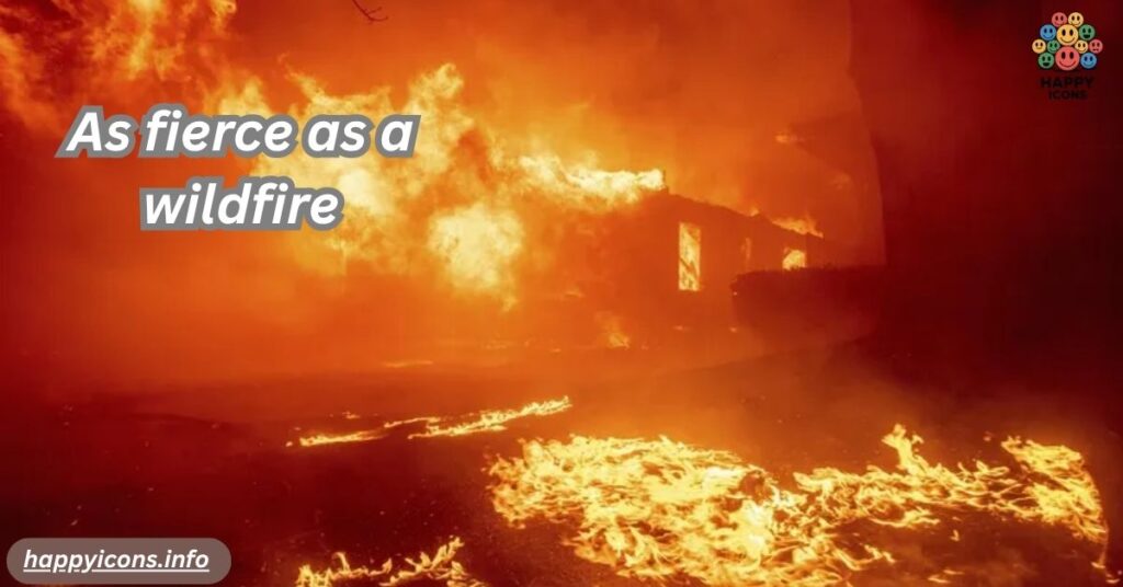 As fierce as a wildfire