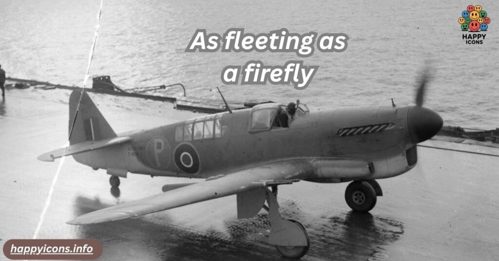 As fleeting as a firefly