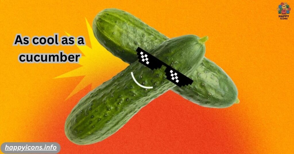 As cool as a cucumber