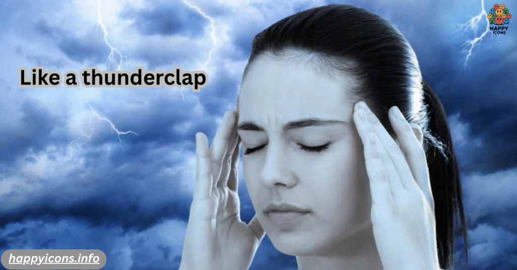 Like a thunderclap