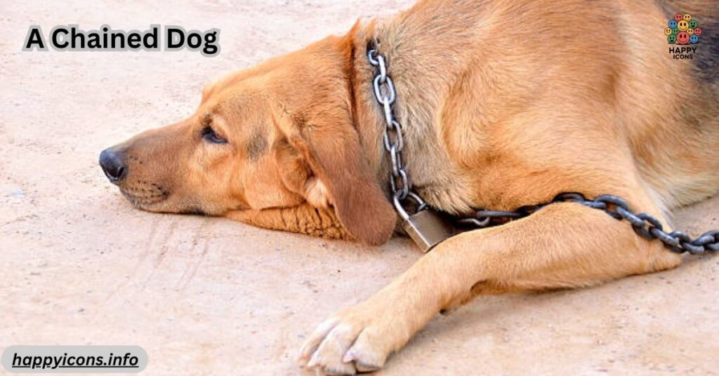 A Chained Dog