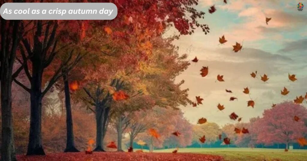 As cool as a crisp autumn day