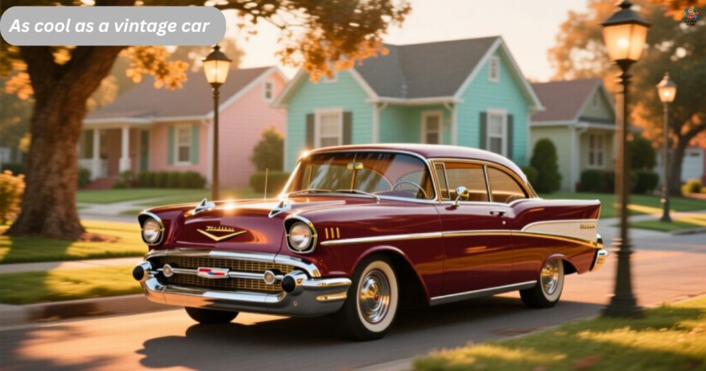 As cool as a vintage car