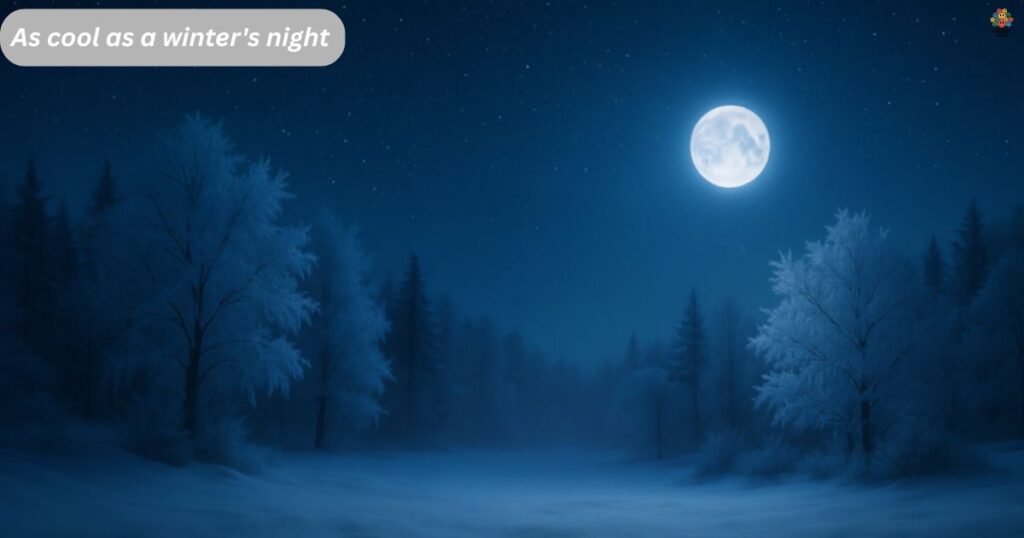 As cool as a winter's night