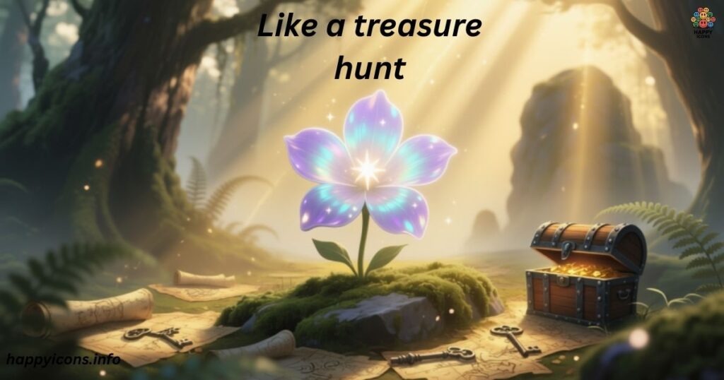 Like a treasure hunt