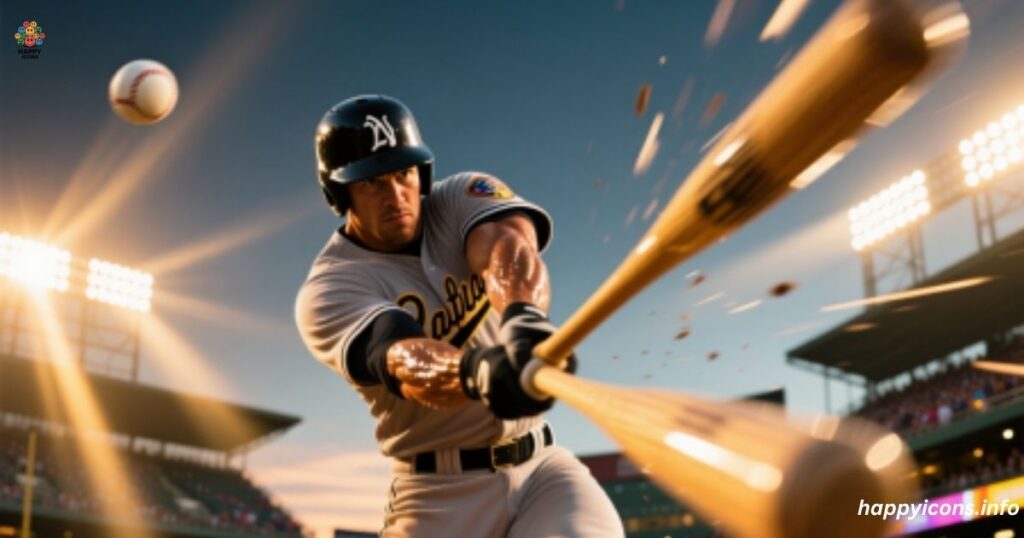 As fierce as a home run swing