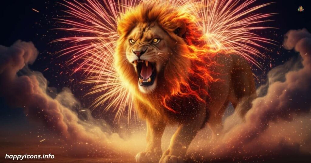 Like a firework exploding