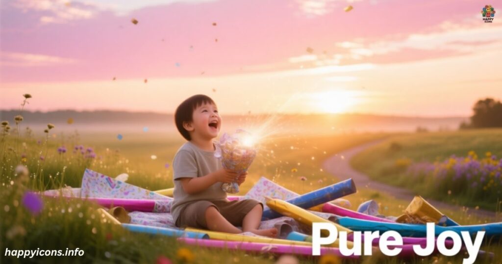 Happy as a child with a new toy