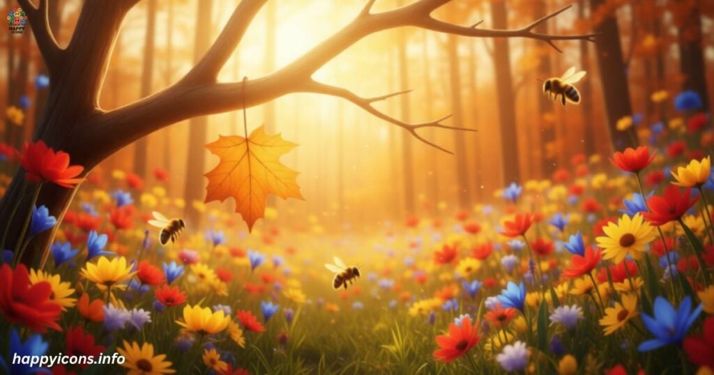  Hungry like bees to blooming flowers