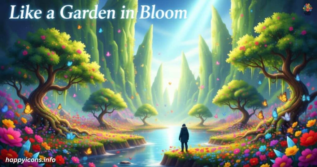 Like a garden in bloom