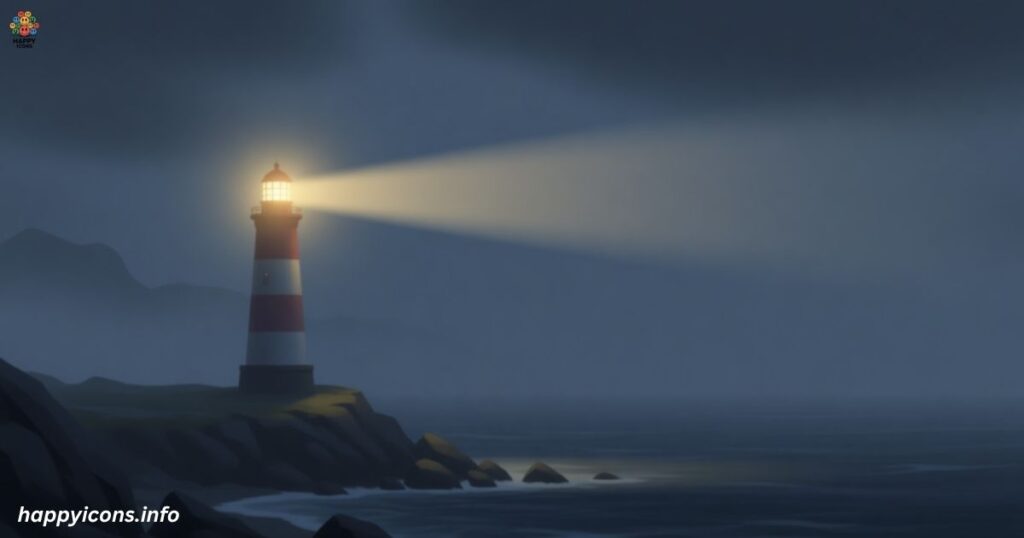 Like a lighthouse in the fog