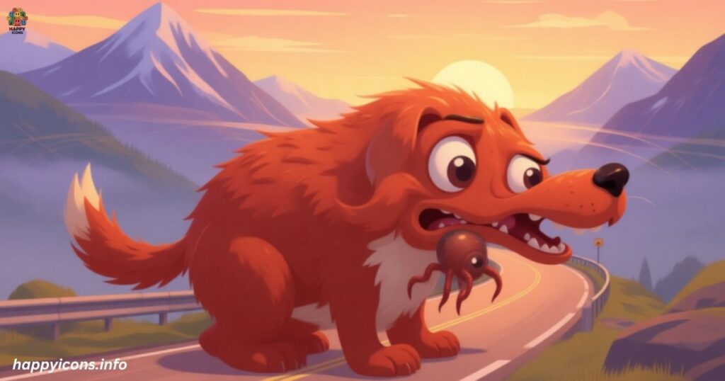 Like a tick on a dog